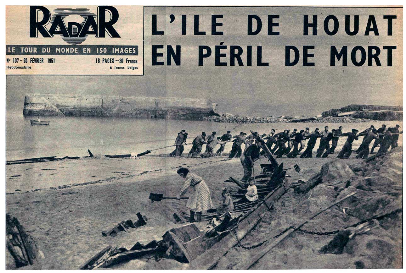 La destruction du port d'Er-Beg dans Radar, 1951 